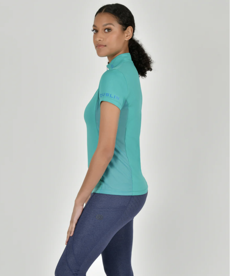 Dublin Airflow Short Sleeve Top Jade-2
